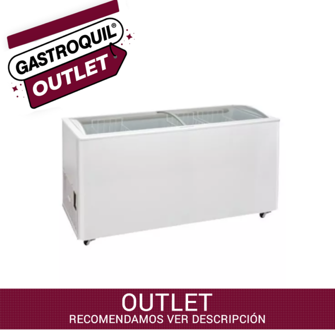 [Outlet] Freezer Horizontal Exhibidor Briket 4500 (Unidad 438)