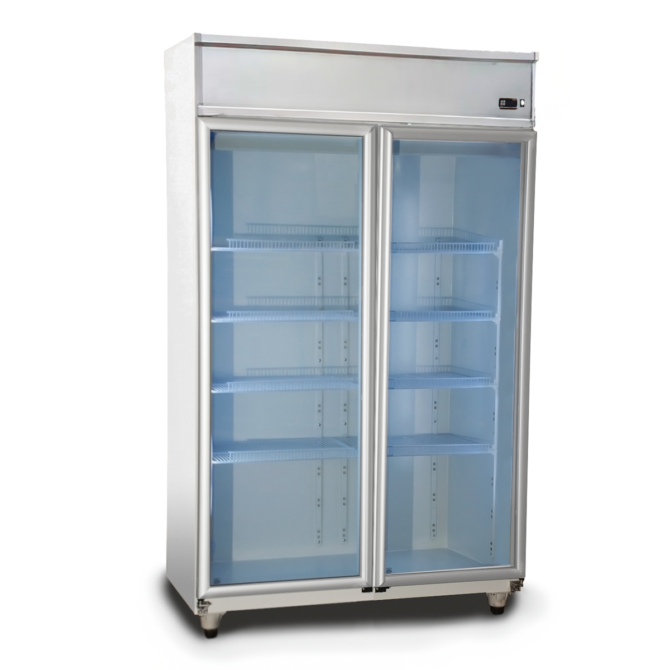 Heladera Exhibidora Vertical Gastroquil | Comercial 2 | 2 Puertas | 950 Lts