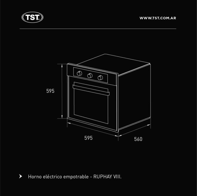 Horno Eléctrico TST Ruphay VIII