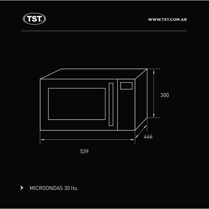 Microondas Tst 30 Lts