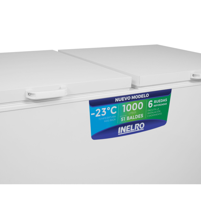 Freezer Horizontal Ciego Inelro | FIH 1000 | 2 tapas