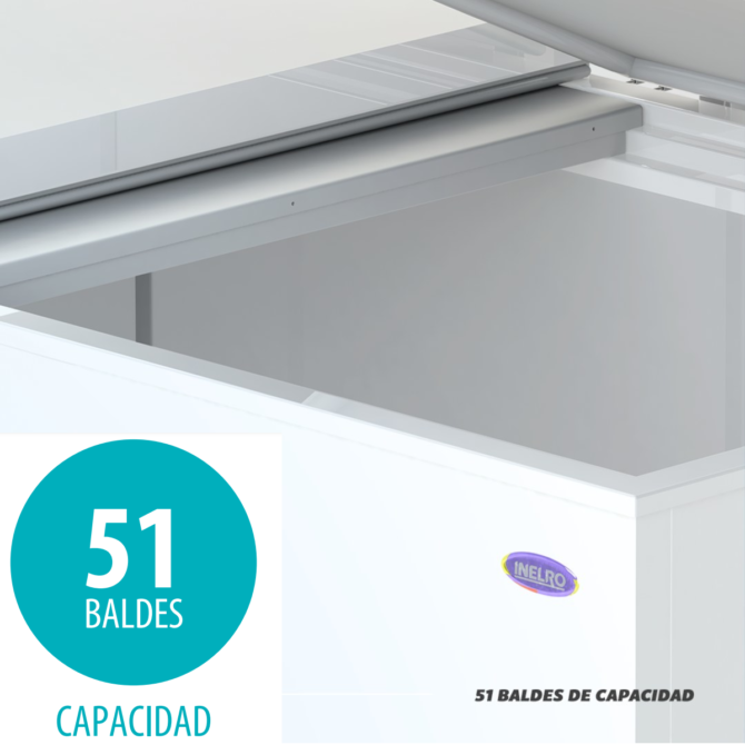 Freezer Horizontal Ciego Inelro | FIH 1000 | 2 tapas